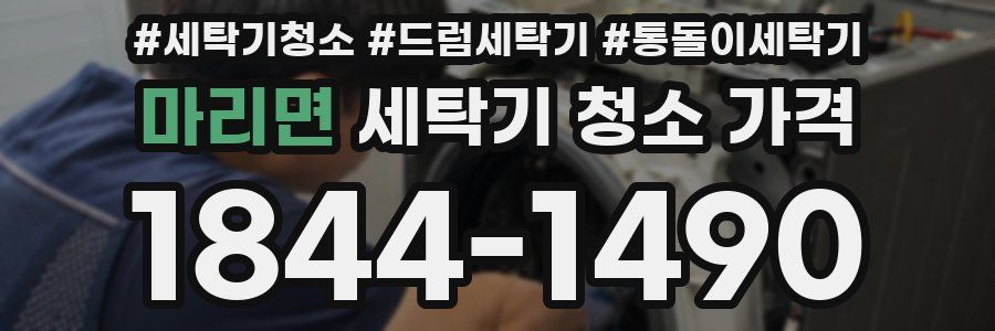 마리면 세탁기 청소 가격