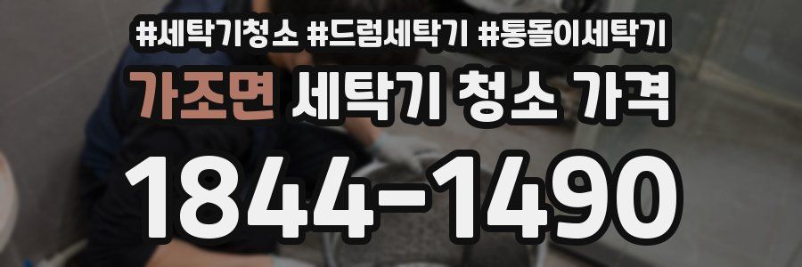 가조면 세탁기 청소 가격