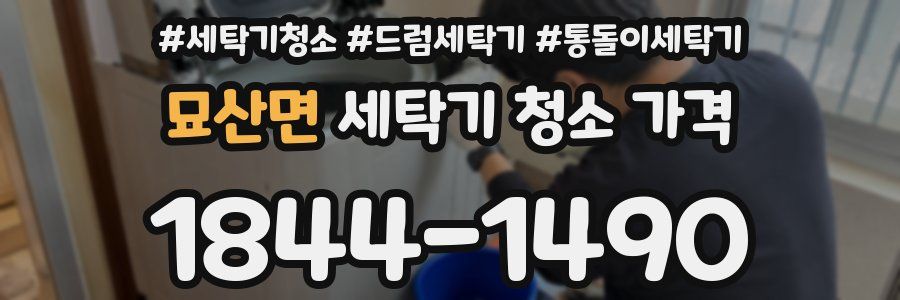 묘산면 세탁기 청소 가격
