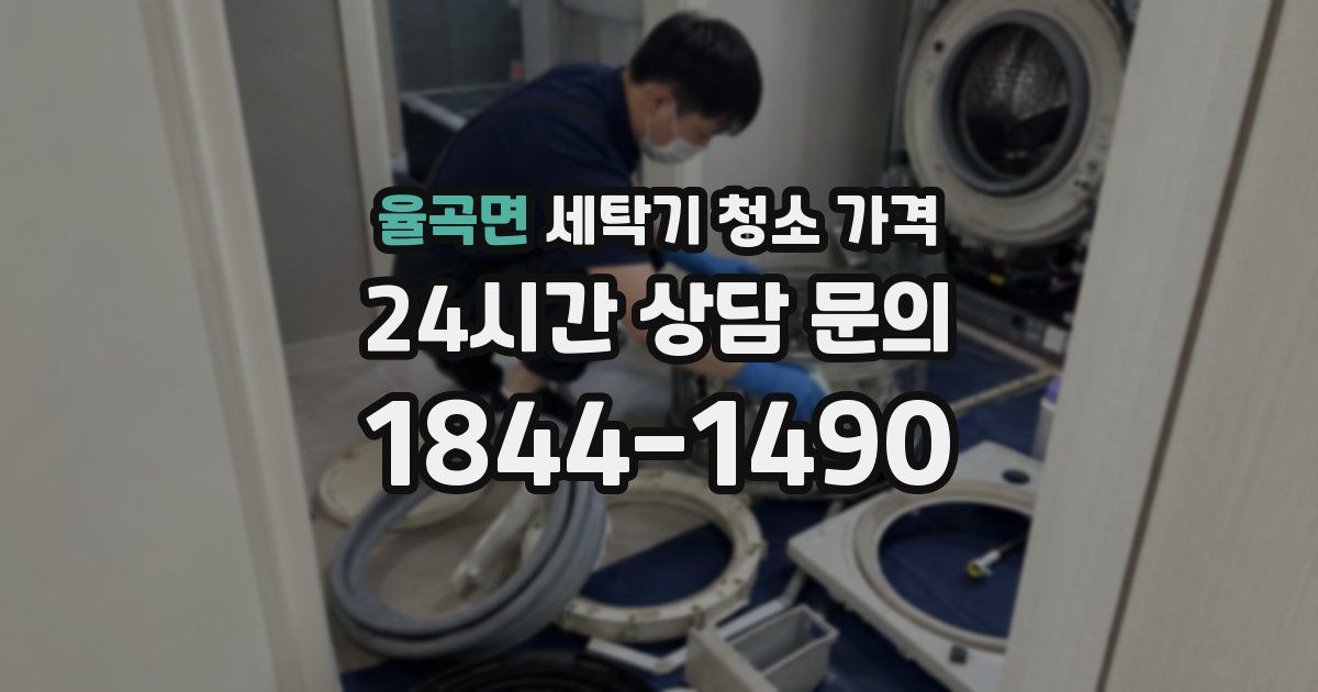 율곡면 세탁기 청소 가격