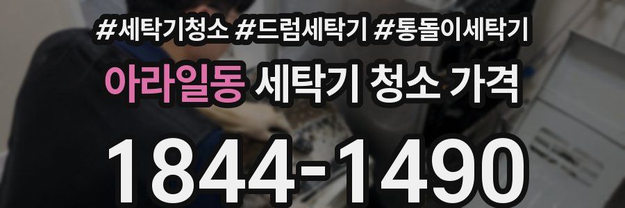 아라일동 세탁기 청소 가격