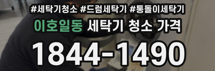 이호일동 세탁기 청소 가격