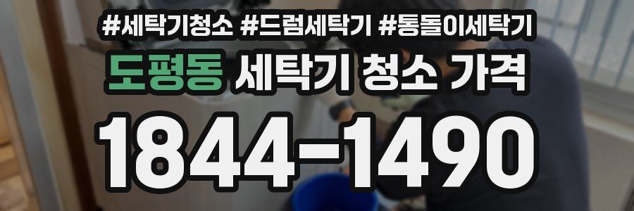 도평동 세탁기 청소 가격