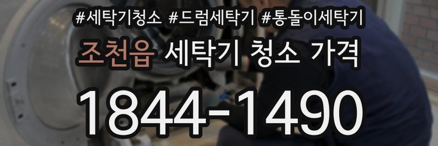 조천읍 세탁기 청소 가격