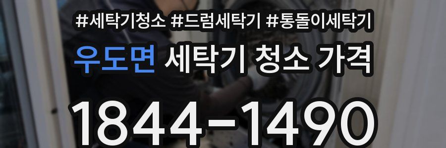 우도면 세탁기 청소 가격