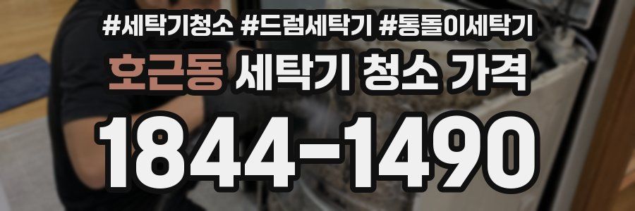 호근동 세탁기 청소 가격