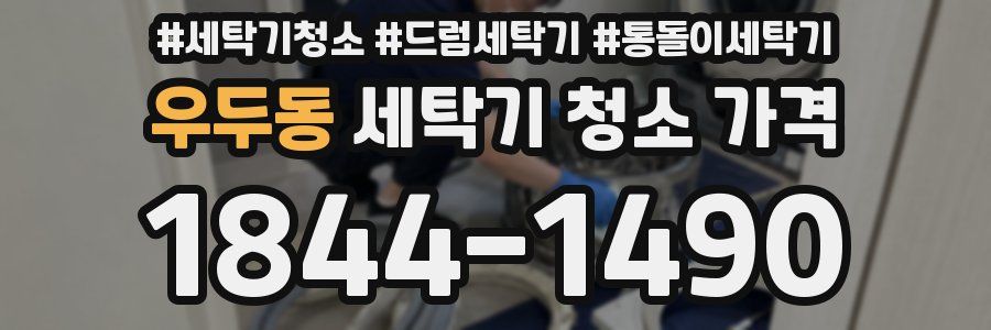 우두동 세탁기 청소 가격