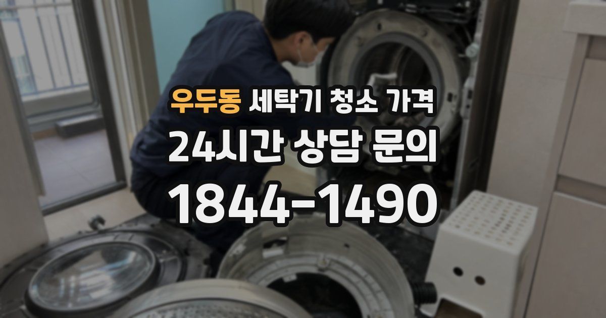 우두동 세탁기 청소 가격