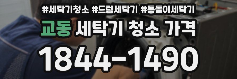 교동 세탁기 청소 가격