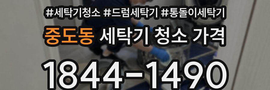 중도동 세탁기 청소 가격
