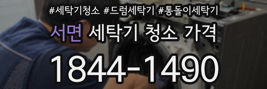 서면 세탁기 청소 가격