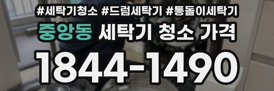 중앙동 세탁기 청소 가격