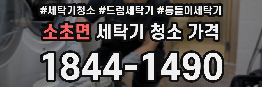 소초면 세탁기 청소 가격