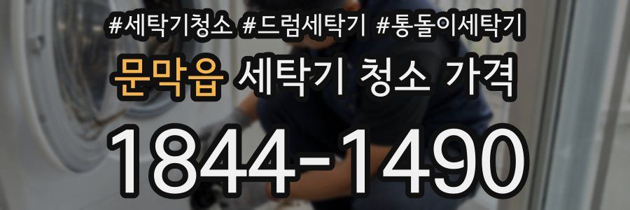 문막읍 세탁기 청소 가격