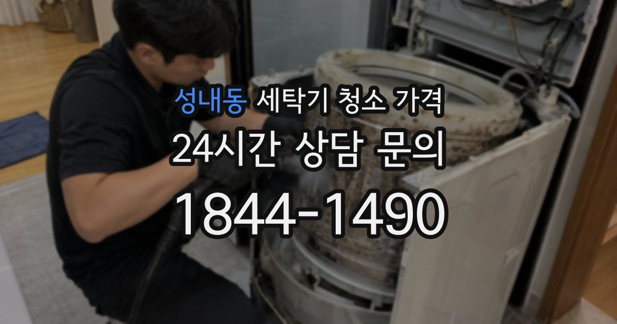 성내동 세탁기 청소 가격