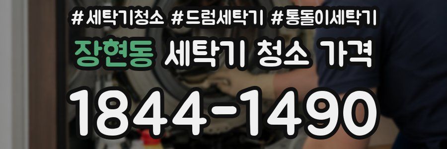 장현동 세탁기 청소 가격