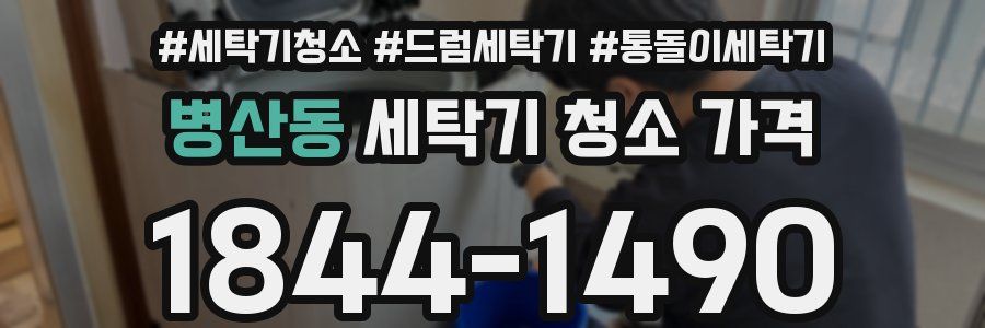 병산동 세탁기 청소 가격