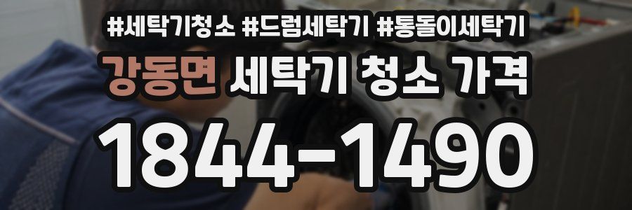 강동면 세탁기 청소 가격