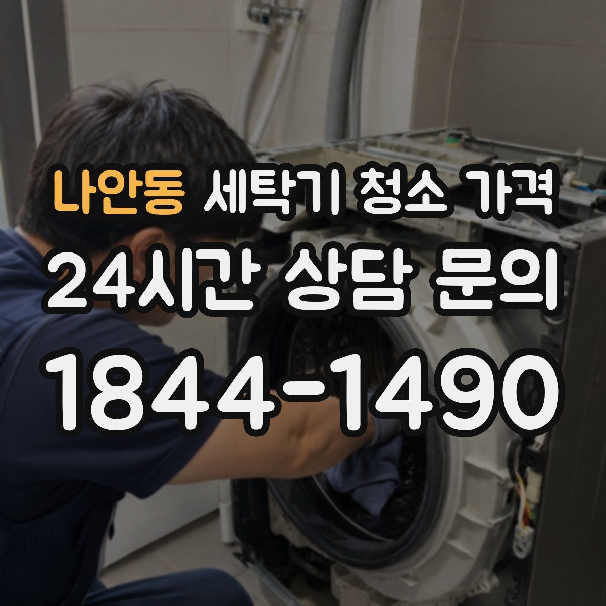 나안동 세탁기 청소 가격