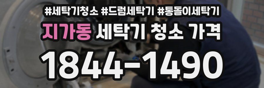 지가동 세탁기 청소 가격