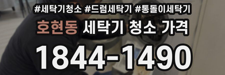 호현동 세탁기 청소 가격