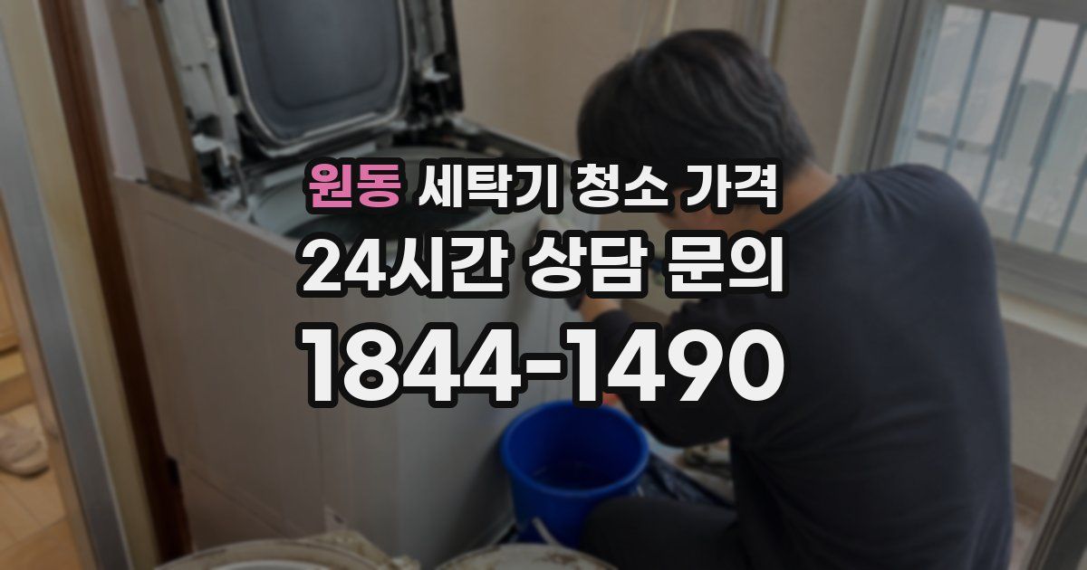 원동 세탁기 청소 가격