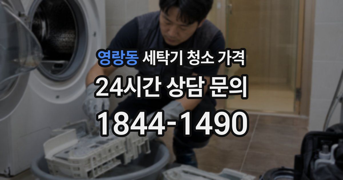 영랑동 세탁기 청소 가격