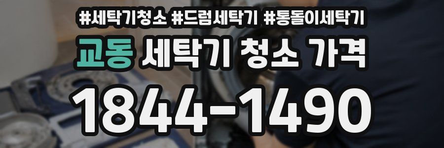 교동 세탁기 청소 가격