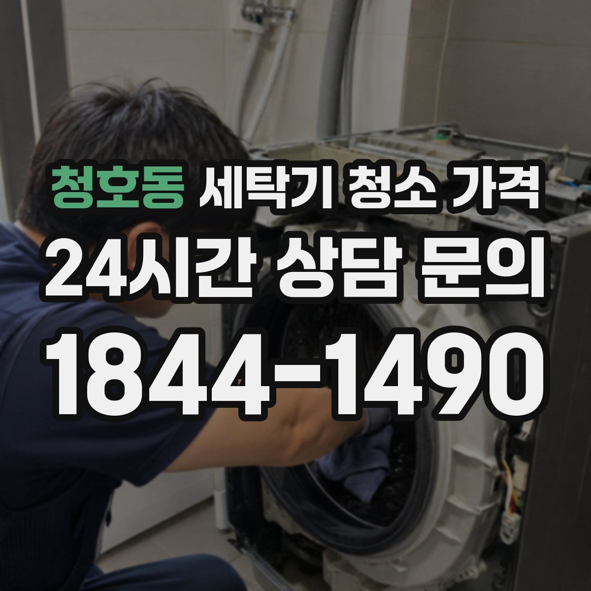 청호동 세탁기 청소 가격