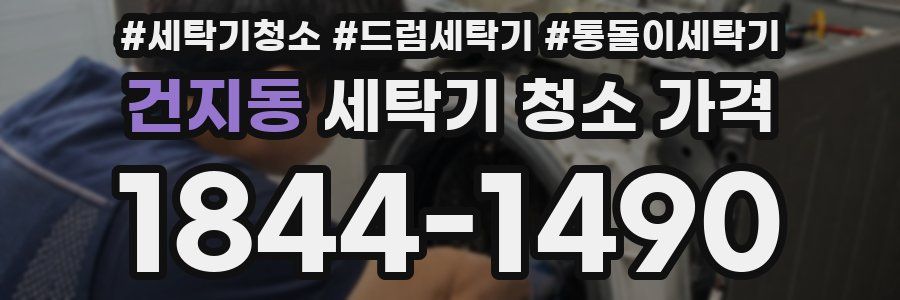 건지동 세탁기 청소 가격