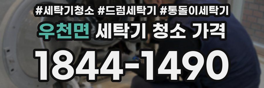 우천면 세탁기 청소 가격