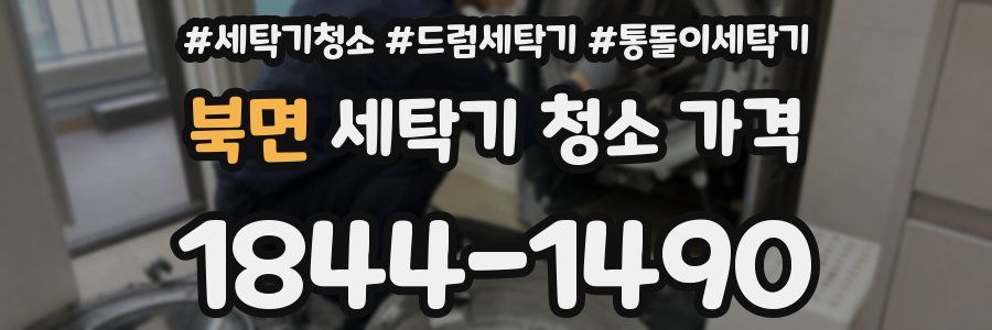 북면 세탁기 청소 가격