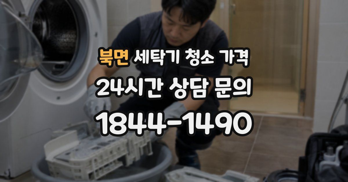 북면 세탁기 청소 가격