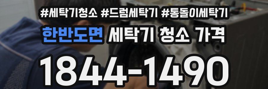 한반도면 세탁기 청소 가격