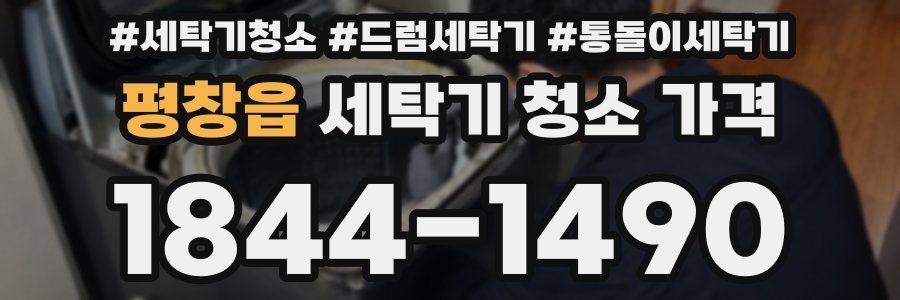 평창읍 세탁기 청소 가격