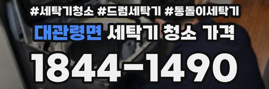 대관령면 세탁기 청소 가격