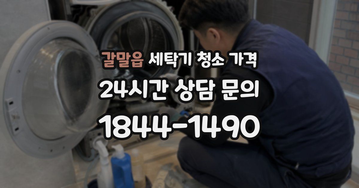 갈말읍 세탁기 청소 가격