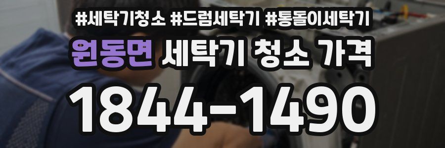 원동면 세탁기 청소 가격