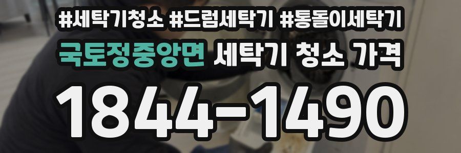 국토정중앙면 세탁기 청소 가격