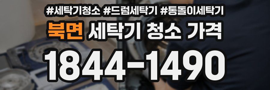 북면 세탁기 청소 가격
