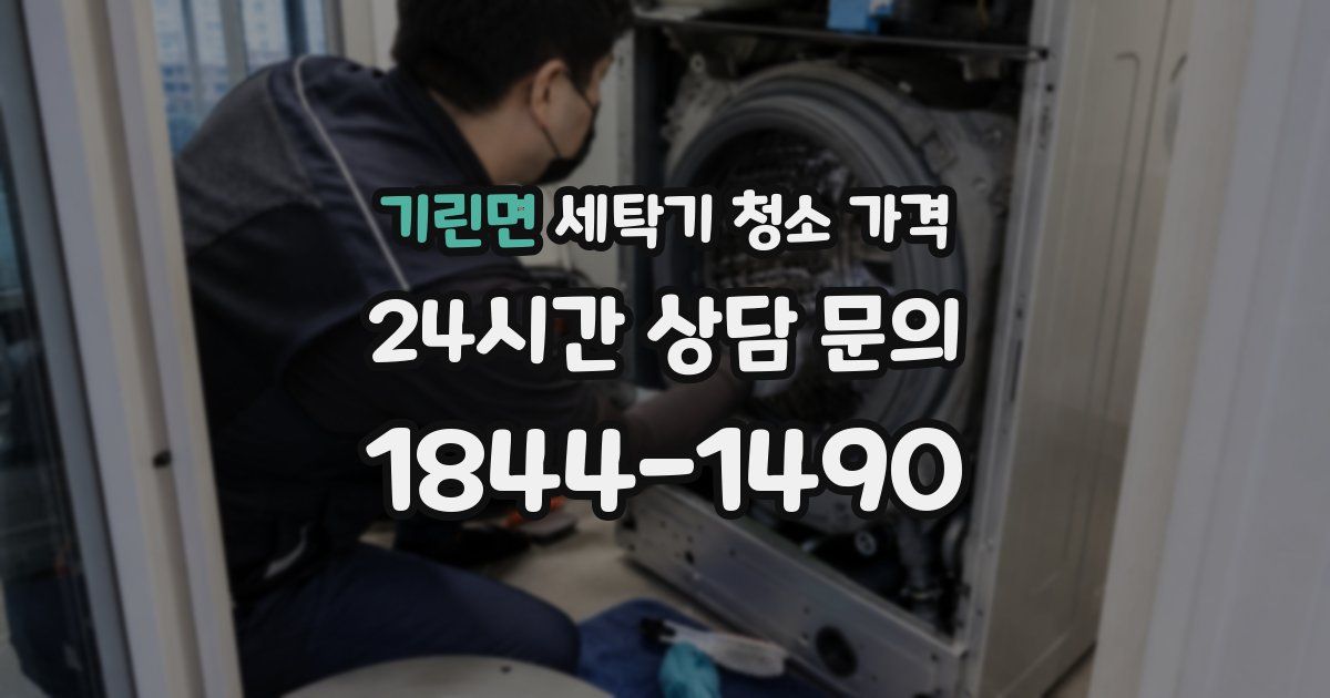 기린면 세탁기 청소 가격