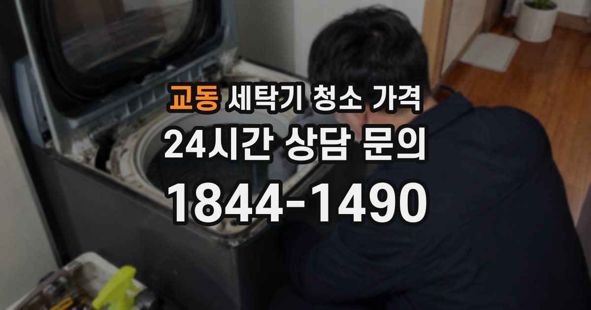 교동 세탁기 청소 가격