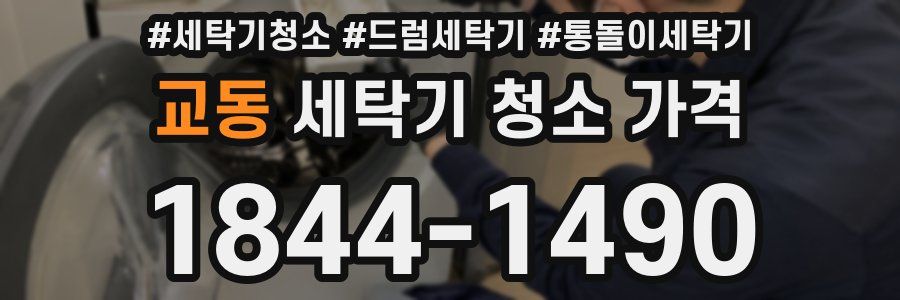 교동 세탁기 청소 가격