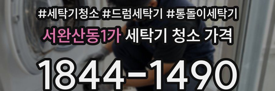 서완산동1가 세탁기 청소 가격