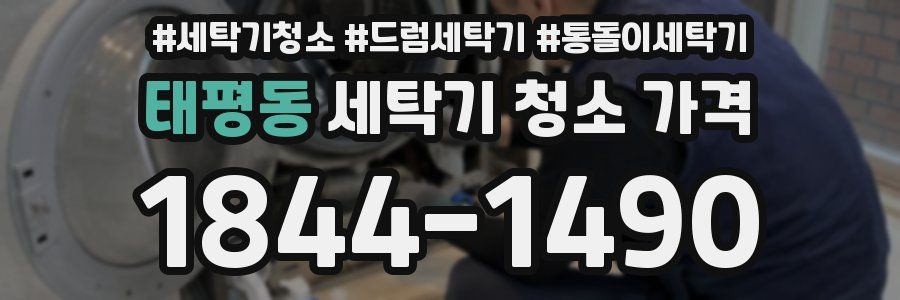 태평동 세탁기 청소 가격