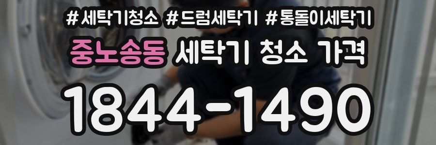 중노송동 세탁기 청소 가격