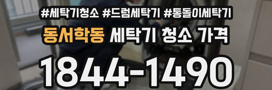 동서학동 세탁기 청소 가격