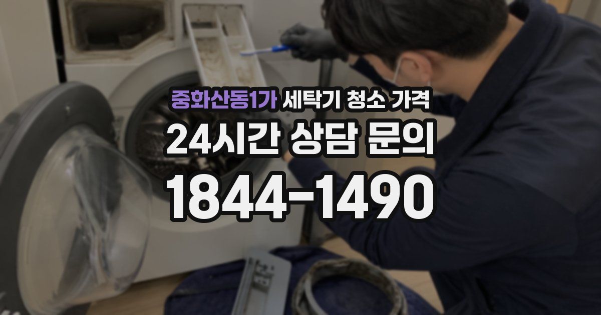 중화산동1가 세탁기 청소 가격