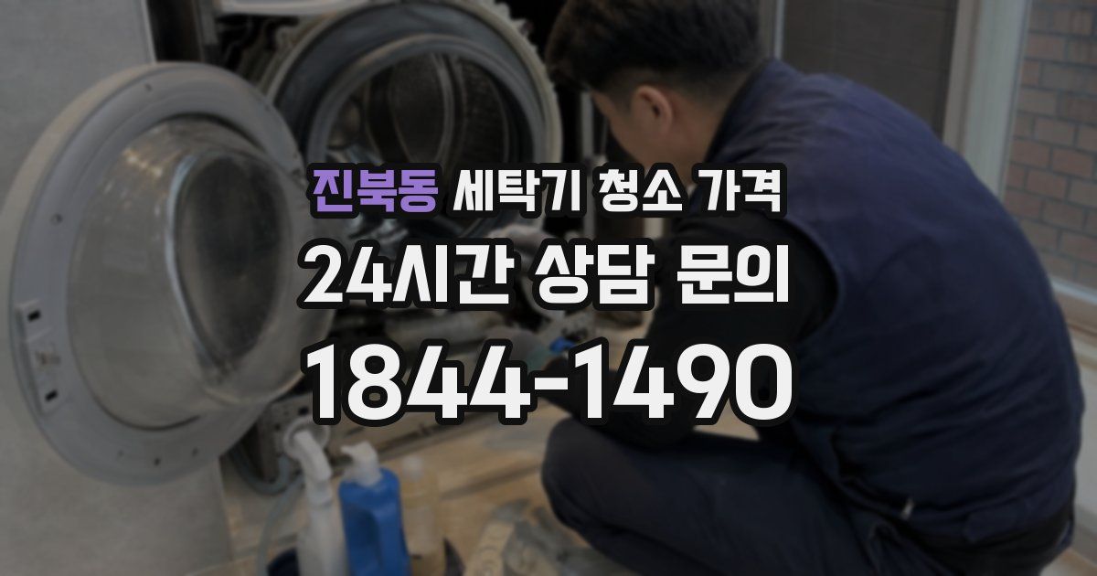 진북동 세탁기 청소 가격