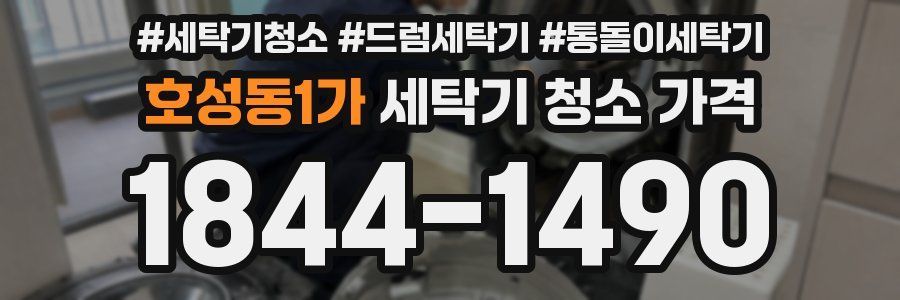 호성동1가 세탁기 청소 가격